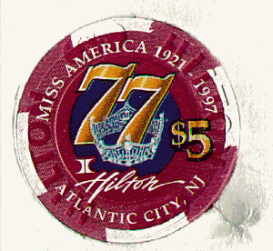 AC Hilton. Miss America. 1997. back