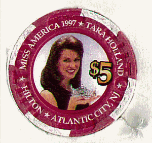 AC Hilton. Miss America 1997. front