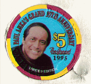 Paul Anka. 35th Anniversary. 1995. back