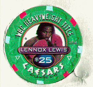 Lennox Lewis. WBC title 98. front