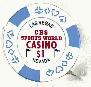 CBS Sports World. Vegas. $1.