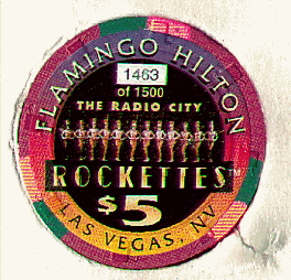 Rockettes. Dancers in a line
