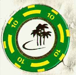 Green. 8 yellow insets. back
