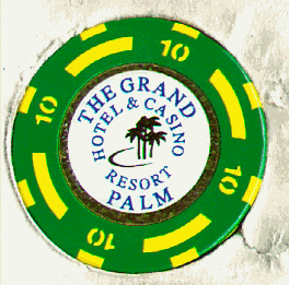 Green. 8 yellow insets. front
