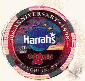 10th Anniversary. 1998. LTD 3000. Pink. 4 black insets.