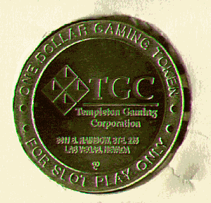 Longs Drugs $1 token. back