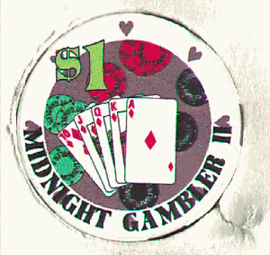 White. Green $1.  Royal Flush in diamonds.Chipco.