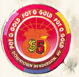 Red. 1 yellow, purple , blue insets. Red $5.