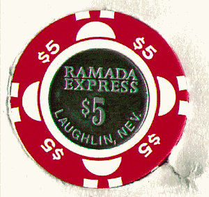 Red. 8 white insets. Metal center.
