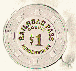 Cream. Gold hot stamp. $1. H&C.