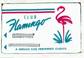 White. Dark pink flamingo. Black name/number