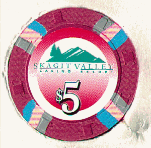 Red. 4 pink, blue, gray insets. White $5. H&C.